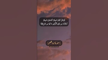 سورة ابراهيم الآية ٢٦ و ٢٧ بصوت الشيخ محمد صديق المنشاوي