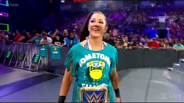 Bayley hometown entrance on Raw