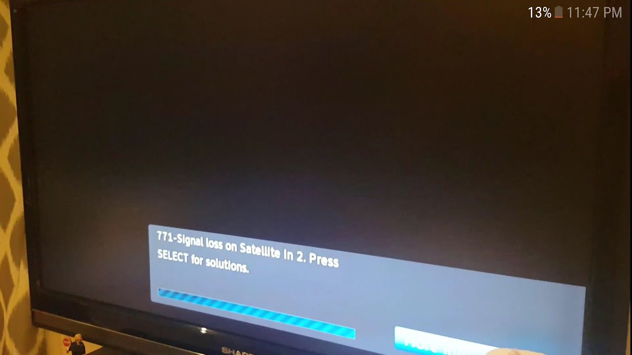direct the tv satellite error 771a
