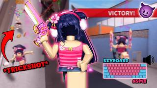 PLAYING AS CHERRY JAM + KEYBOARD ASMR! (Murder Mystery 2) screenshot 5