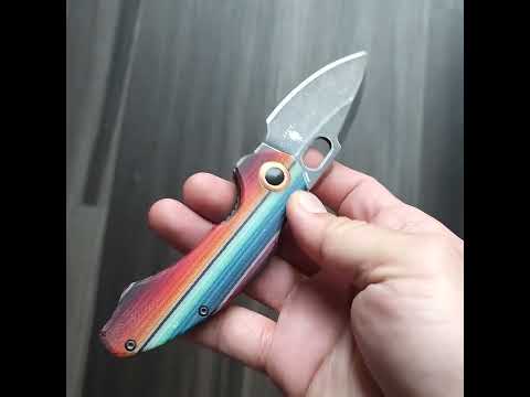 Kizer Roach Mini in Sarape G-Carta, done by Nate of @patinad_edc_coins