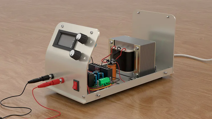 DIY Lab Bench Power Supply – Full 3D Animation Build | Realistic Electronics Visualization