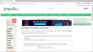 What is @ignore test annotation in JUnit framework? | javapedia.net