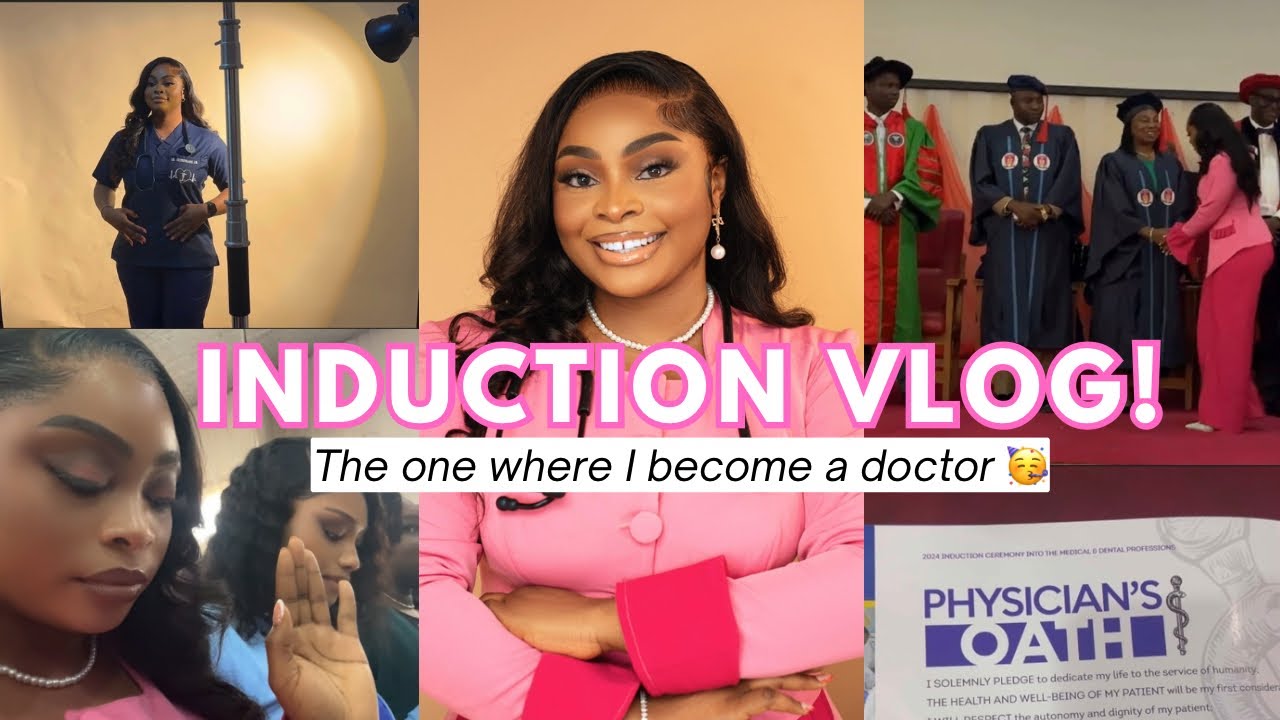 INDUCTION/GRADUATION VLOG | I Finally Became A Doctor! #unimed #unimedondo #graduationvlog