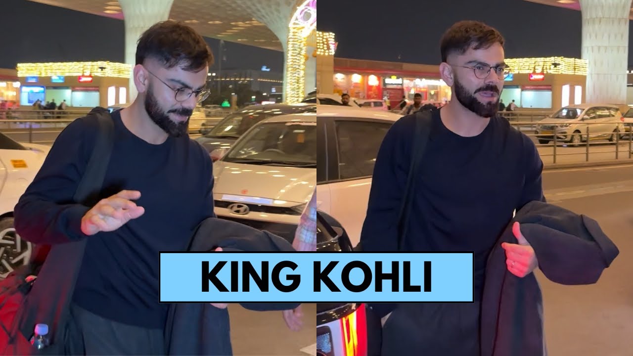 Вират Кохли замечен в аэропорту Мумбаи