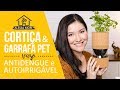 ⭐ COMO FAZER VASO AUTOIRRIGÁVEL COM GARRAFA PET DECORADO COM CORTIÇA | DIY