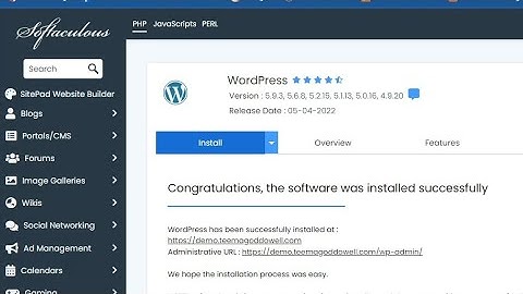 How to Install Wordpress with Softaculous One Click