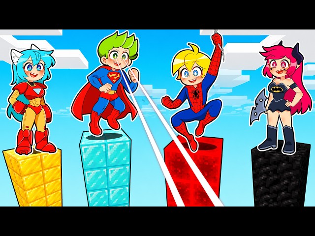 BATTAGLIA DI TORRI SUPEREROI su Minecraft!