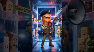 Fridge Police Raid! 2 साल पुरानी Sauce Bottle गिरफ्तार 😂🥕 #shorts #kitchen #funny