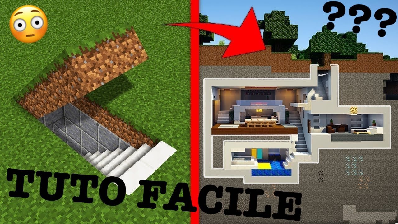 Comment Faire Une Entree De Bunker Secrete Dans Minecraft
