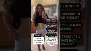 Bellefit Girdle Review 4 Weeks Postpartum!