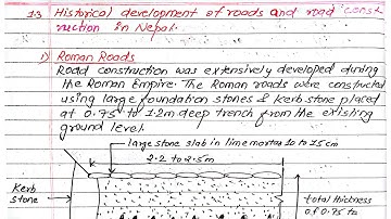 Unit:1 | Introduction to Transportation Eng | Historical Development of Road | Prashant YT | BECivil