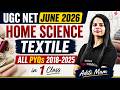 UGC NET Home Science Preparation 2026 | UGC NET Home Science Textile PYQs by Aditi Mam