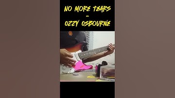 Thumbnail of No More Tears-Ozzy Osbourne (Guitar cover with tab) #guitar #guitarcover #guitartabs #ozzyosbourne