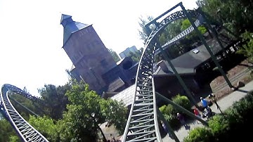 Fluch von Novgorod front seat on-ride HD POV Hansa Park