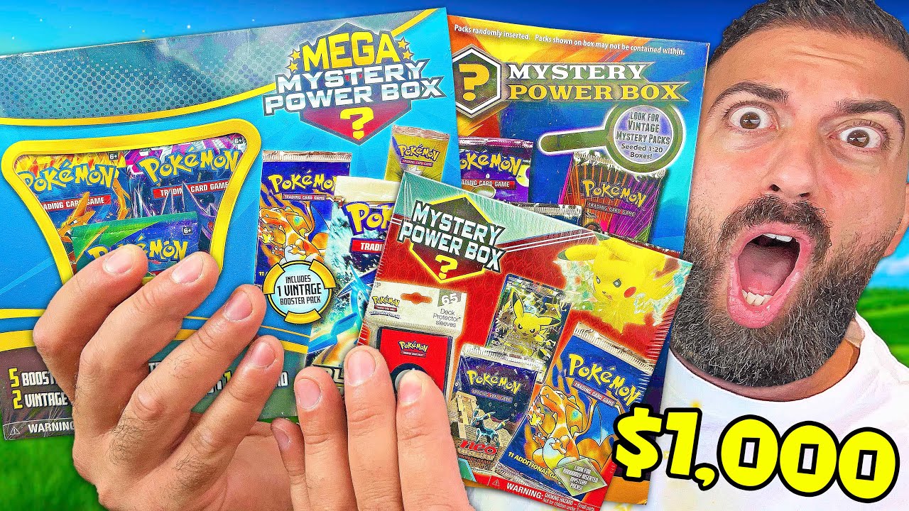 $1000 Pokemon Mega Mystery Box