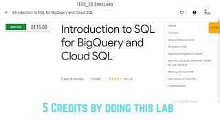 Introduction to SQL for BigQuery and Cloud SQL | Qwiklabs Google Cloud #30dayCloud