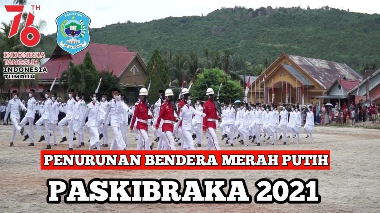 UPACARA PENURUNAN BENDERA MERAH PUTIH |HUT RI KE 76