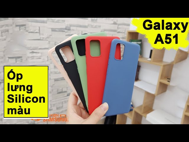 Review Ốp lưng Silicon màu Samsung A51 đẹp chống vân tay| Skin Samsung Galaxy A51