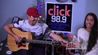 Click 98.9 In-Studio Performance: Alex & Sierra
