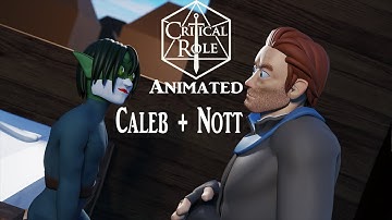 Critical Role Animated - Caleb and Nott