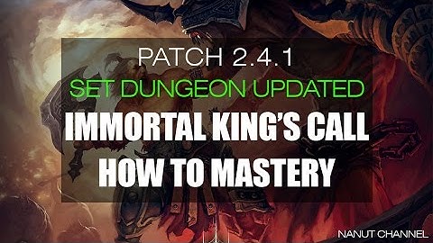 Diablo 3 | 2.4.1 | Set Dungeon | Immortal King