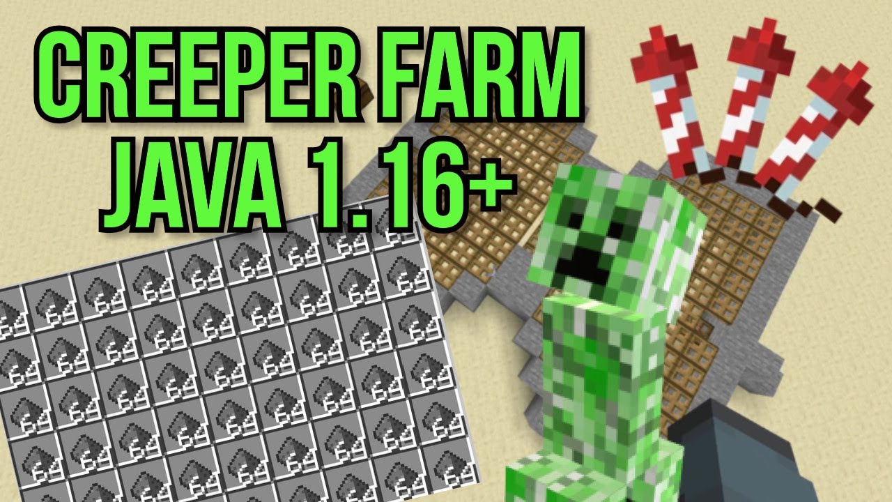 AUTOMATIC CREEPER FARM | Simple Saturday Tutorials | Minecraft Java 1.