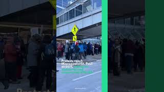 Thousands Brave Freezing Cold in Minneapolis to Protest ICE Surge.  #minnesota #minneapolis #iceout
