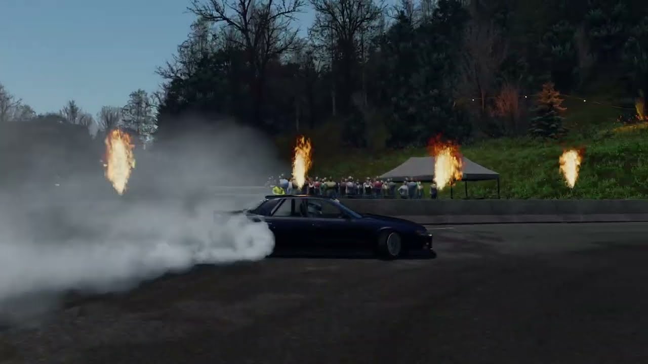 ADC comp car on Slide festival 2024 assetto corsa