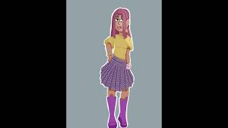 Yellow and Purple Character Design - Speedpaint with soft music and no commentary screenshot 3