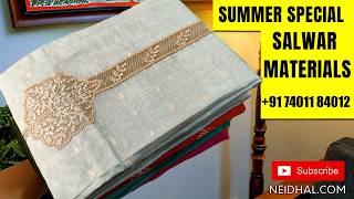 Latest Salwar Dress Material Designs | NEIDHAL.COM | WhatsApp +917401184012 | AUG 04#3838 screenshot 4