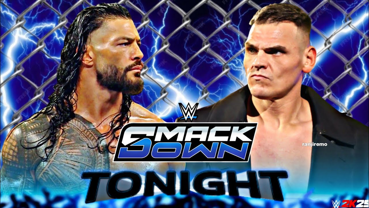 Roman Reigns vs Gunther Wwe SmackDown Live 30 Jan 2026 Steel Cage Wwe2k25 Simulation - FULL MATCH