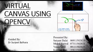 AIR CANVAS Machine Learning Project