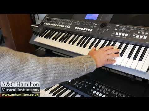 Yamaha Psr-Sx600 Sound Comparison And Demonstration