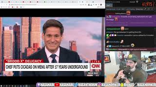 Hasan Reacts To Bug Sushi Is The Future