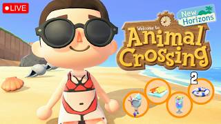 🔴 SUMMER Scavenger Hunt in Animal Crossing!! | COME HANG!