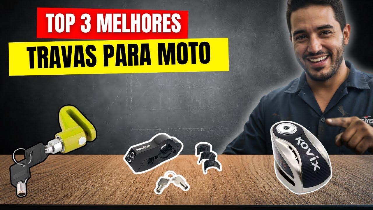 QUAL A MELHOR TRAVA PARA MOTO de 2025? - Top 3 Melhores Travas para ...