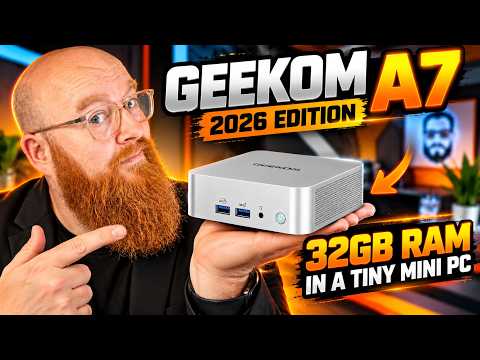 GEEKOM A7 2026: 8코어 32GB RAM 미니 PC, 가격만큼의 가치를 할까?