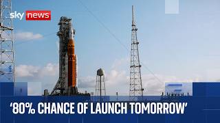 NASA says '80% chance' of Artemis II launch tomorrow in final update