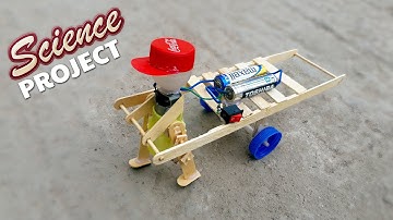 How to make simple walking robot | Science Project | DIY Mini Walking robot