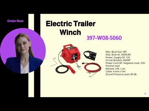 Electric Trailer Winch 397-W08-5060