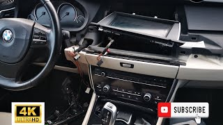 BMW F07 GT 3.0D idrive screen replacement. #bmw #automobile #diy 