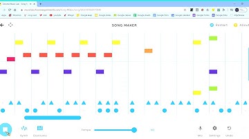 Gravity falls opening theme on chrome music lab (full)