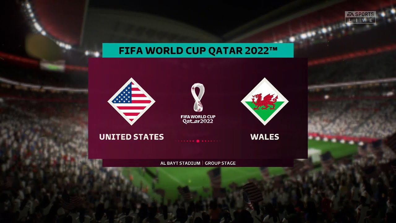⚽ United States vs Wales ⚽ | FIFA World Cup (21/11/2022) | Fifa 23