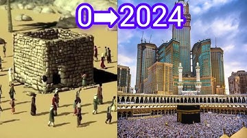 Evolution of  kabba | 0 to 2024 |future structure of Kaaba | mecca | Future structure of Makkah