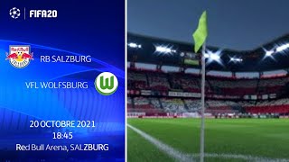 Highlights Simulation : RB Salzburg VS VfL Wolfsburg - UCL 3e journée ( English )