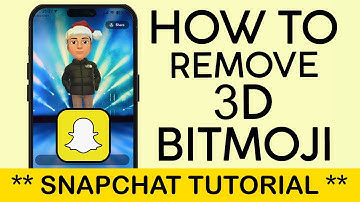 How to Remove the New Bitmoji Avatar on Snapchat | Delete New Bitmoji Snapchat (2023)