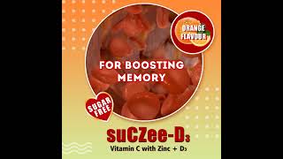 -D3 Vitamin C With Zinc D3 Orange Flavor Sugar Free Chewable Tablets