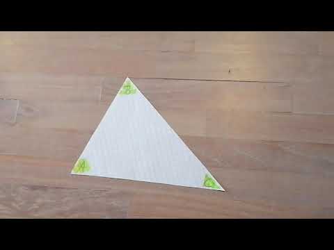 Video: Hoe bewijs je dat de som van de buitenhoeken van een driehoek 360 is?