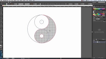 How to Draw a Yin Yang Symbol in Adobe Illustrator CC